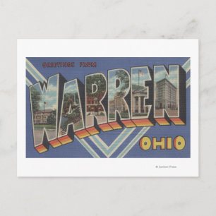 Warren, OhioLarge Letter ScenesWarren, OH Postkarte
