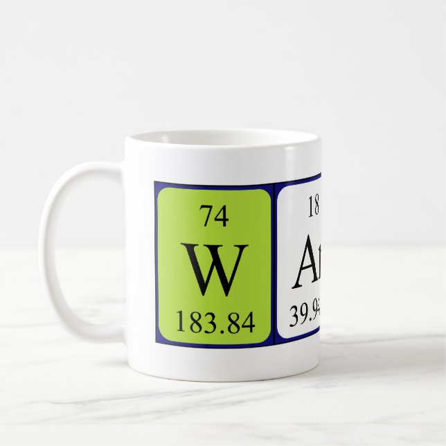 Warren Periodenname Tasse (Links)