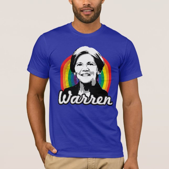 Warren Rainbow Pride T-Shirt (Vorderseite)