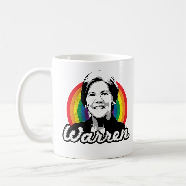 Warren Regenbogenstolz Kaffeetasse (Links)