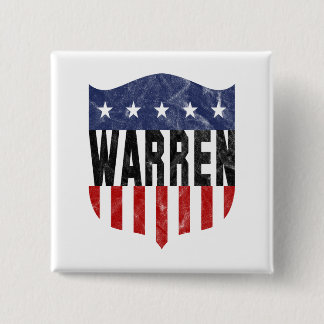 WARREN US Flagge Button