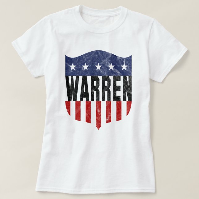WARREN US Flagge T-Shirt (Design vorne)