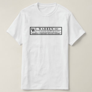 Warren Warnschild T-Shirt