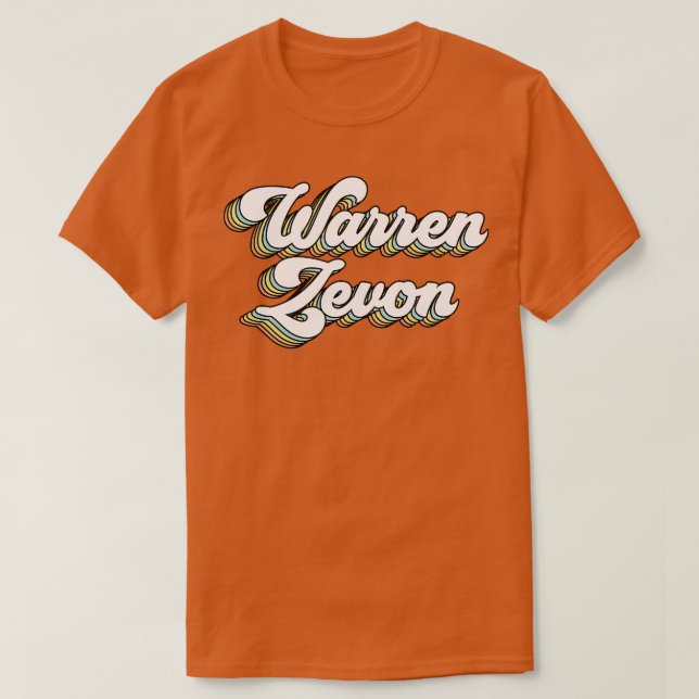 Warren zevon T-Shirt (Design vorne)