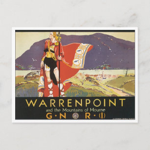 Warrenpoint und die Mourne Mountains Postkarte