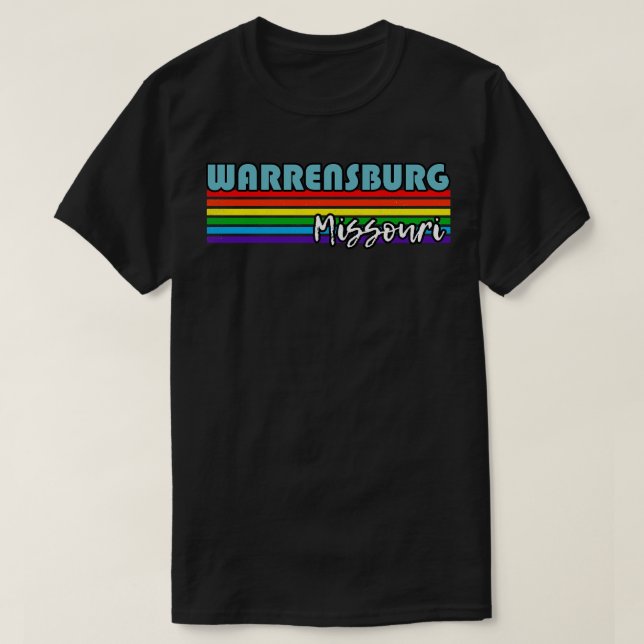 Warrensburg Missouri Pride Warrensburg LGBT Gesche T-Shirt (Design vorne)