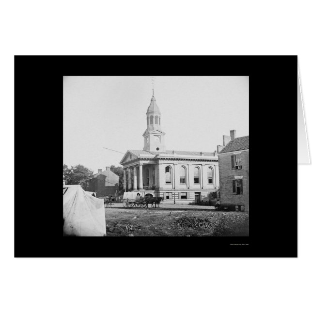 Warrenton, VA Courthouse 1862 (Vorderseite (Horizontal))