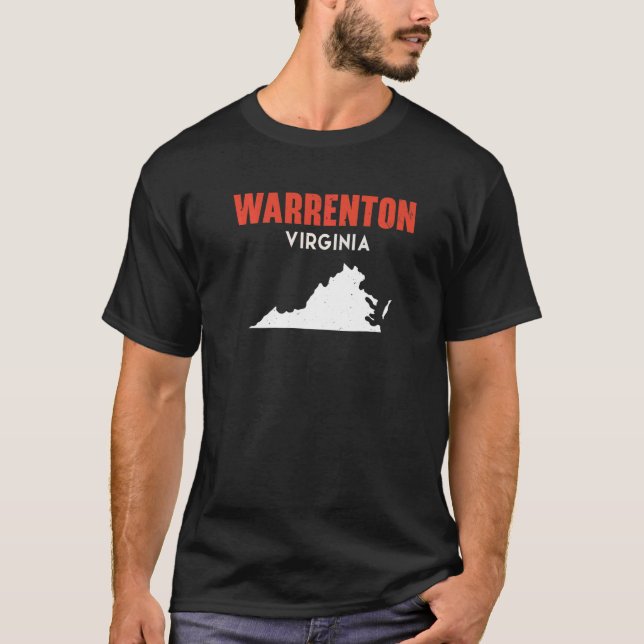 Warrenton Virginia USA Staat America Travel Jungfr T-Shirt (Vorderseite)