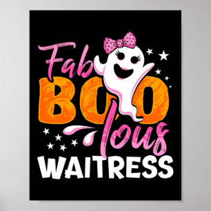 Warress Halloween Womens Fab Boo Lous Poster