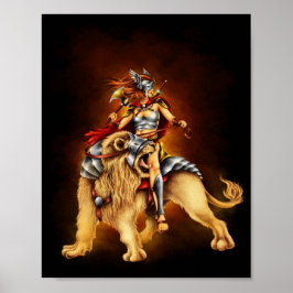 Warrian Lion Tamer Battle Poster