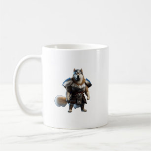 Warrior Alaskan Malamute Dog, Militär Alaskan Dog Kaffeetasse