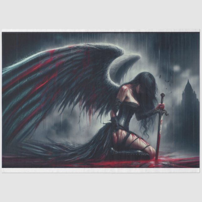 Warrior Angel Tissue Seidenpapier (Vorderseite)