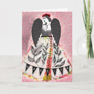 Warrior, blank card, artwork by Lisa Casineau Karte