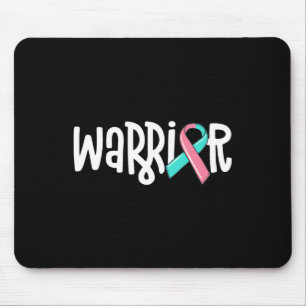 Warrior BRCA Brustkrebs-Bewusstsein Vorhersagemase Mousepad