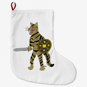 Warrior Cat Großer Weihnachtsstrumpf