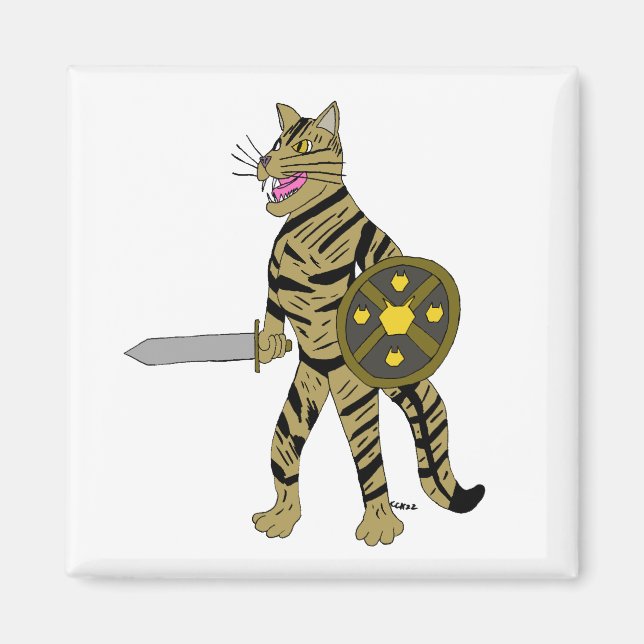 Warrior Cat Magnet (Vorne)