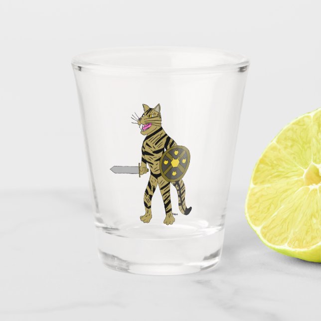Warrior Cat Schnapsglas (Vorderseite)