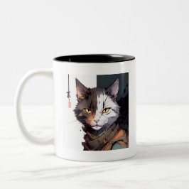Warrior Cat Zweifarbige Tasse
