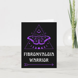 Warrior Chronic Illness Awareness Lila Boho Karte