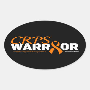WARRIOR... CRPS OVALER AUFKLEBER