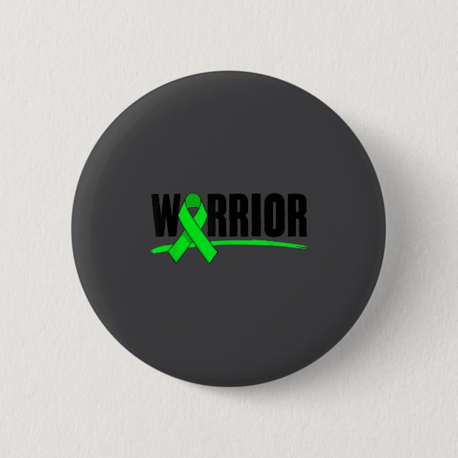 Warrior Depression Anxiety Mental Health Awareness Button (Vorderseite)