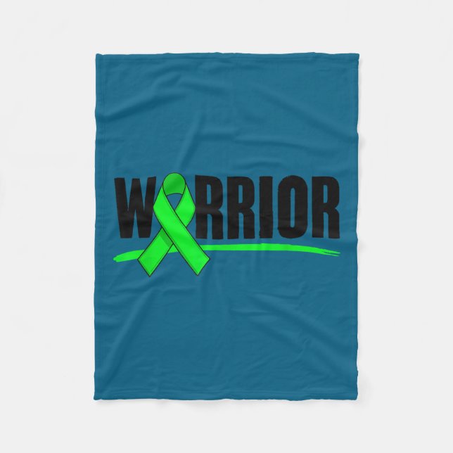 Warrior Depression Anxiety Mental Health Awareness Fleecedecke (Vorderseite)