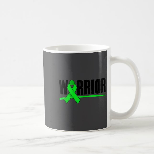 Warrior Depression Anxiety Mental Health Awareness Kaffeetasse (Rechts)