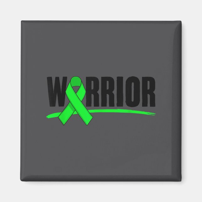 Warrior Depression Anxiety Mental Health Awareness Magnet (Vorne)