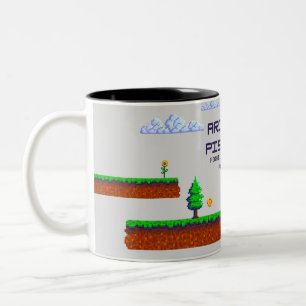 Warrior Dreamer - Aries Sun, Fisces Moon Zodiac Mu Zweifarbige Tasse