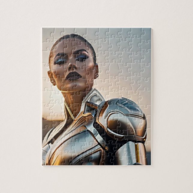 Warrior Girl of the Future Puzzle (Vertikal)