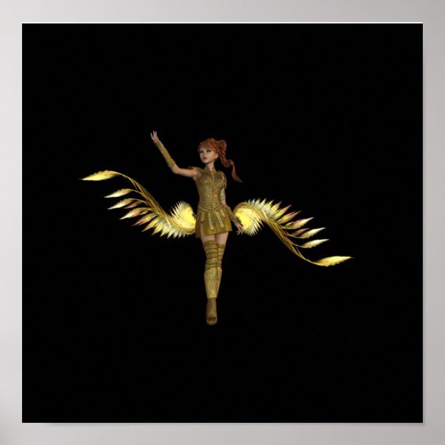 Warrior Girl Poster (Vorne)