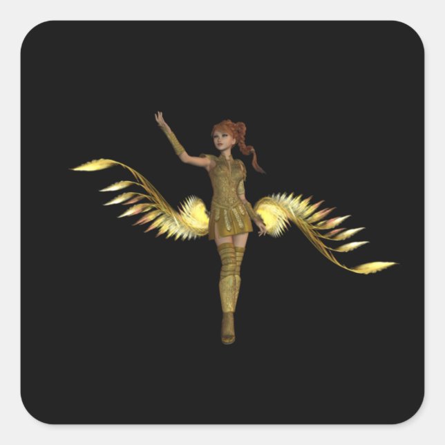 Warrior Girl Stickers (Vorderseite)