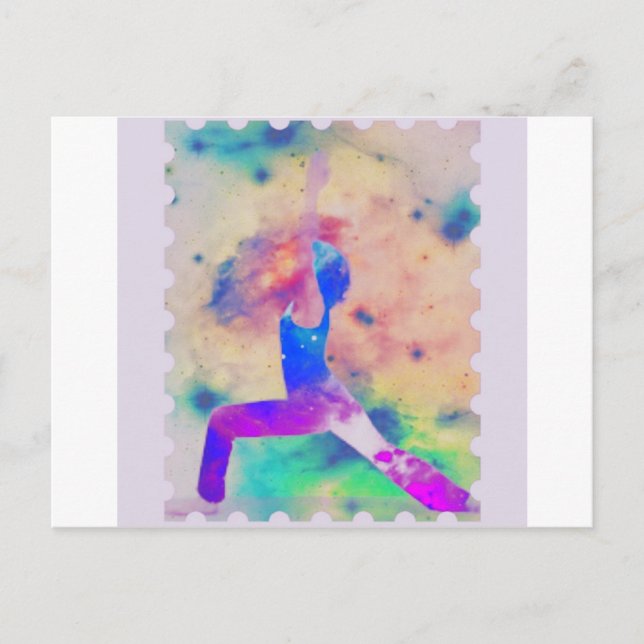 Warrior Goddess Yoga Series Postkarte (Vorderseite)