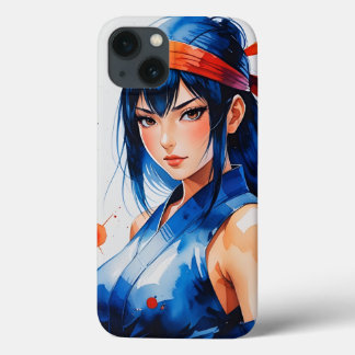 Warrior in Indigo Flames Case-Mate iPhone Hülle