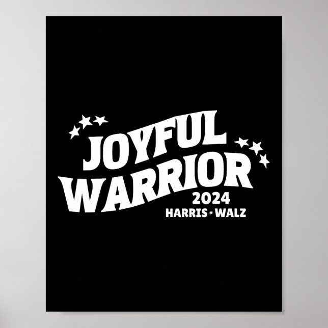 Warrior Kamala Harris Tim Walz Waltz 2024 2 Poster (Vorne)