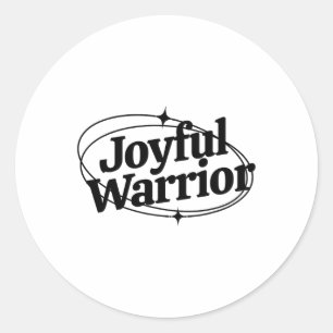 Warrior Kamala Harris Tim Walz Waltz 2024 Runder Aufkleber