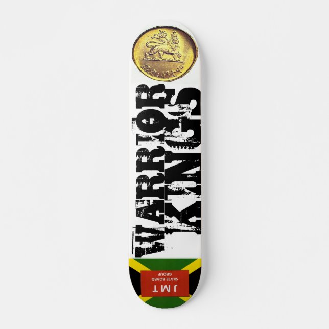 WARRIOR KINGS Skateboard, 7¾" Deck Skateboard (Vorne)