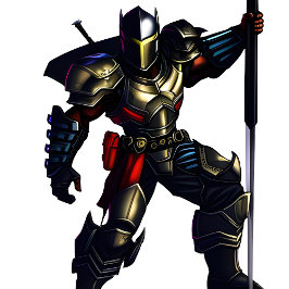 Warrior Knight Tragetasche