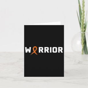 Warrior Leukämie Shirt - Blutkrebs-Bewusstsein Karte
