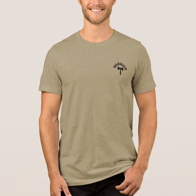 Warrior-Logo-Battlex Tri-Blend Shirt (Vorderseite)