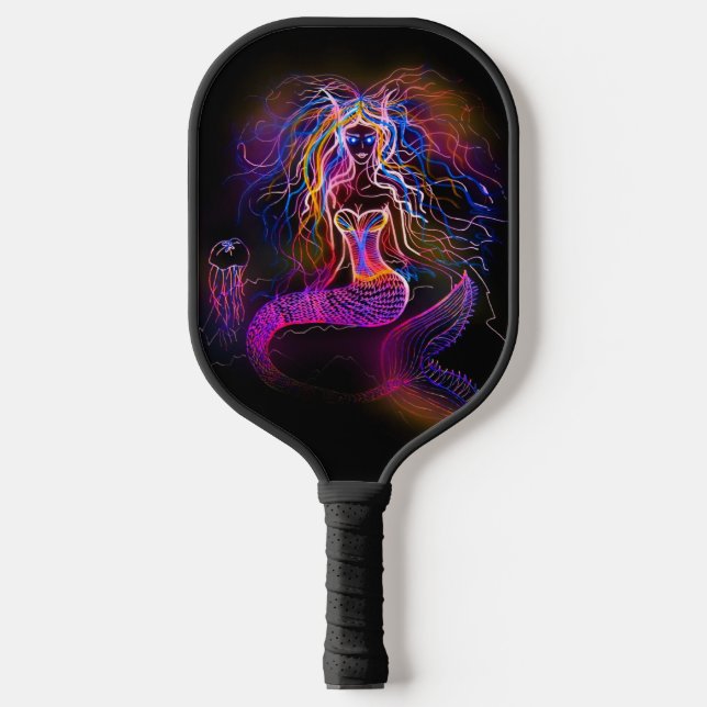 Warrior Mermaid Pickleball Paddle (Vorderseite)