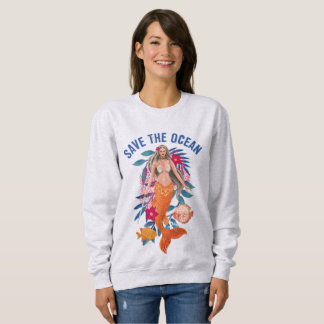 Warrior Mermaid - Rett des Ozeans Sweatshirt
