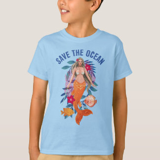 Warrior Mermaid - Rett des Ozeans T-Shirt