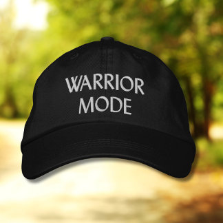 Warrior Mode Classic Embroidered Hat Bestickte Baseballkappe