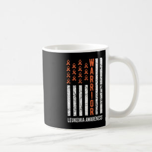 Warrior Orange Ribbon Leukämie Krebs Bewusstsein Kaffeetasse