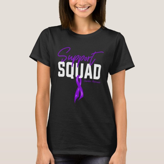 Warrior Overdose Awareness Month Support Squad Pur T-Shirt (Vorderseite)
