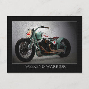 Warrior-Postkarte Postkarte