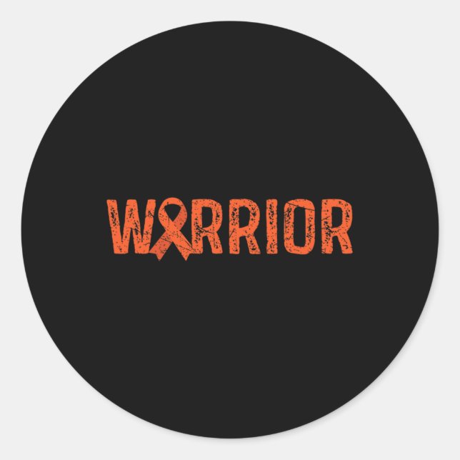 Warrior Rsd Crps Bewusstsein Runder Aufkleber (Vorderseite)