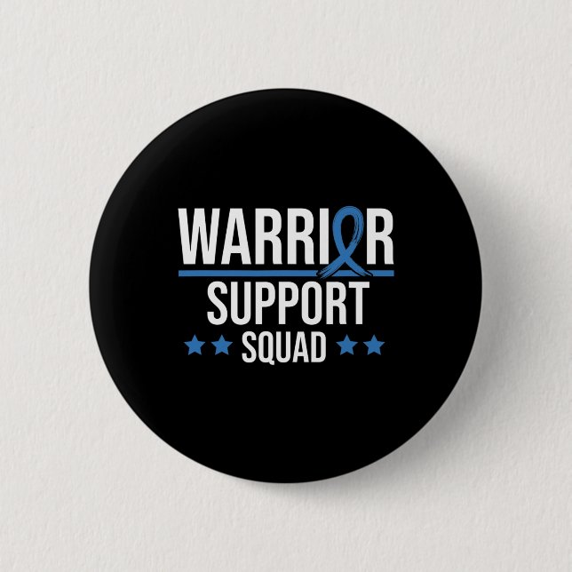 Warrior Support Squad Diabetes-Bewusstsein  Button (Vorderseite)