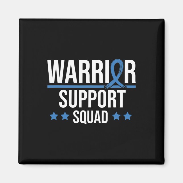 Warrior Support Squad Diabetes-Bewusstsein  Magnet (Vorne)